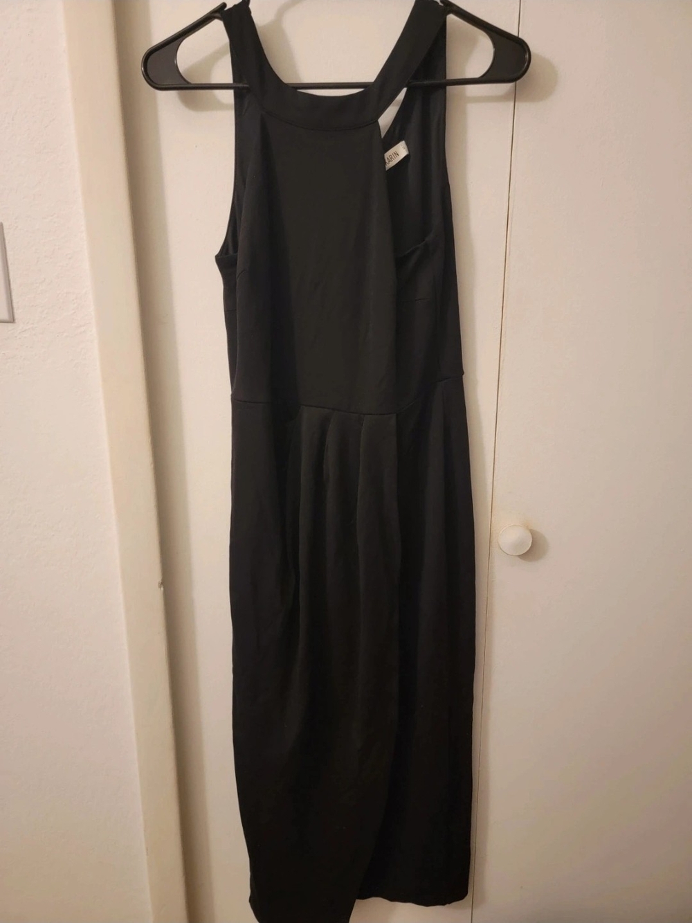 Grace Karin Black Maxi Dress with Racerback